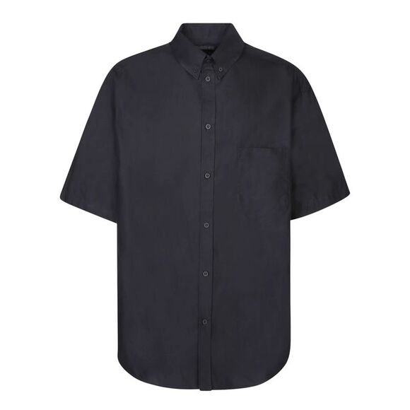 Cotton Poplin Short Sleeve Shirt for Men - Picture 1 of 2